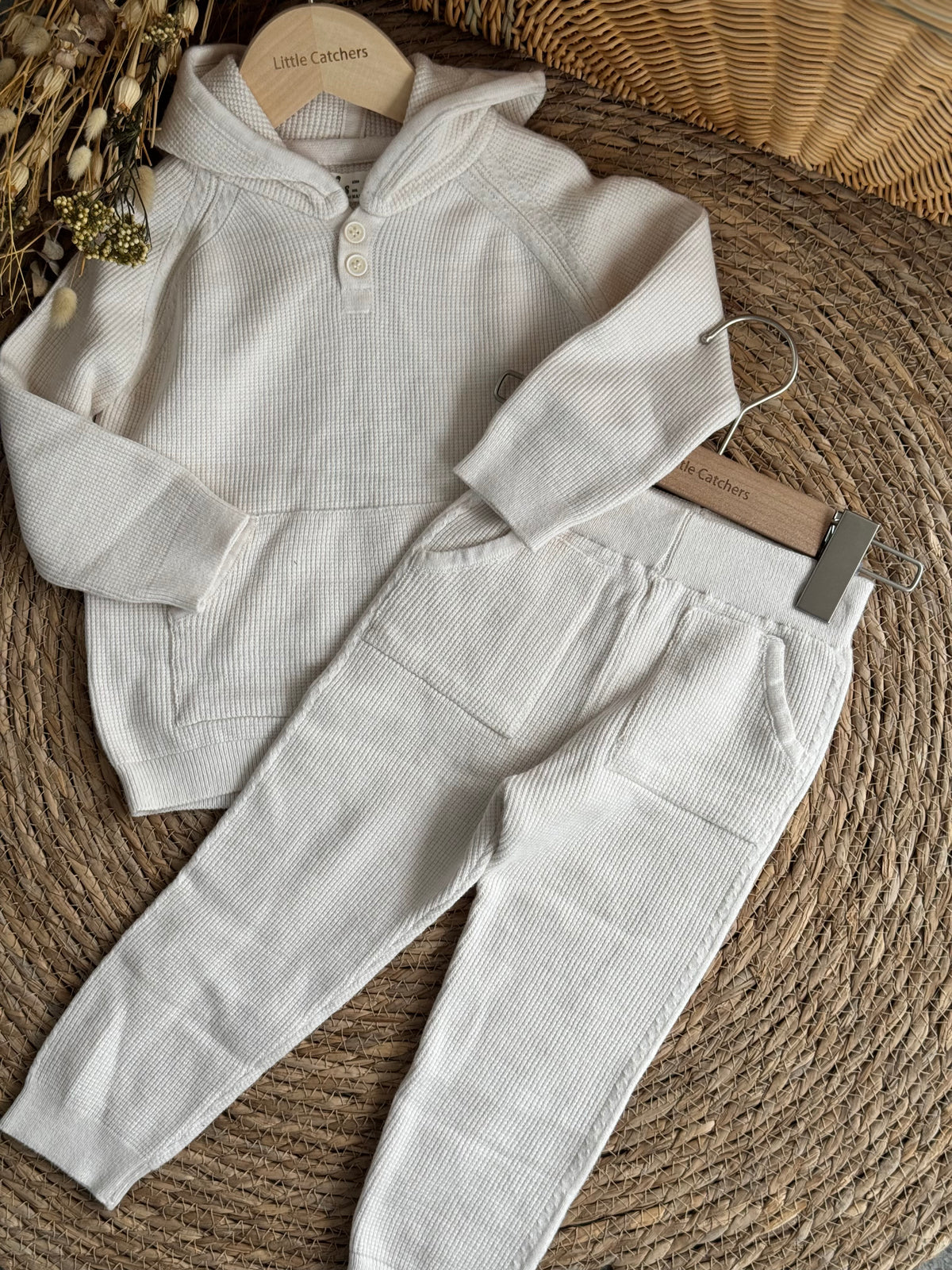 Ribbed Hooded Set