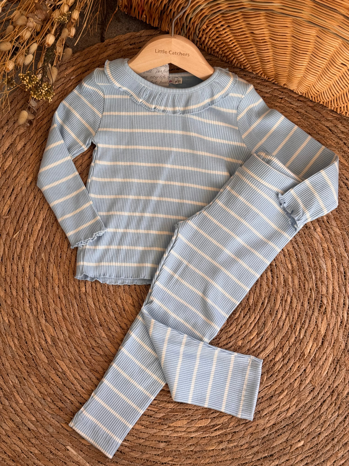 Striped Set-Blue