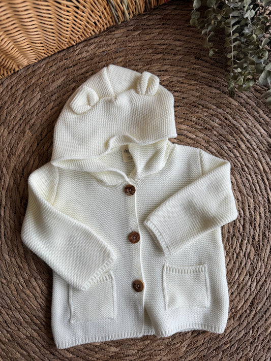 Knitted cardigan- Off White