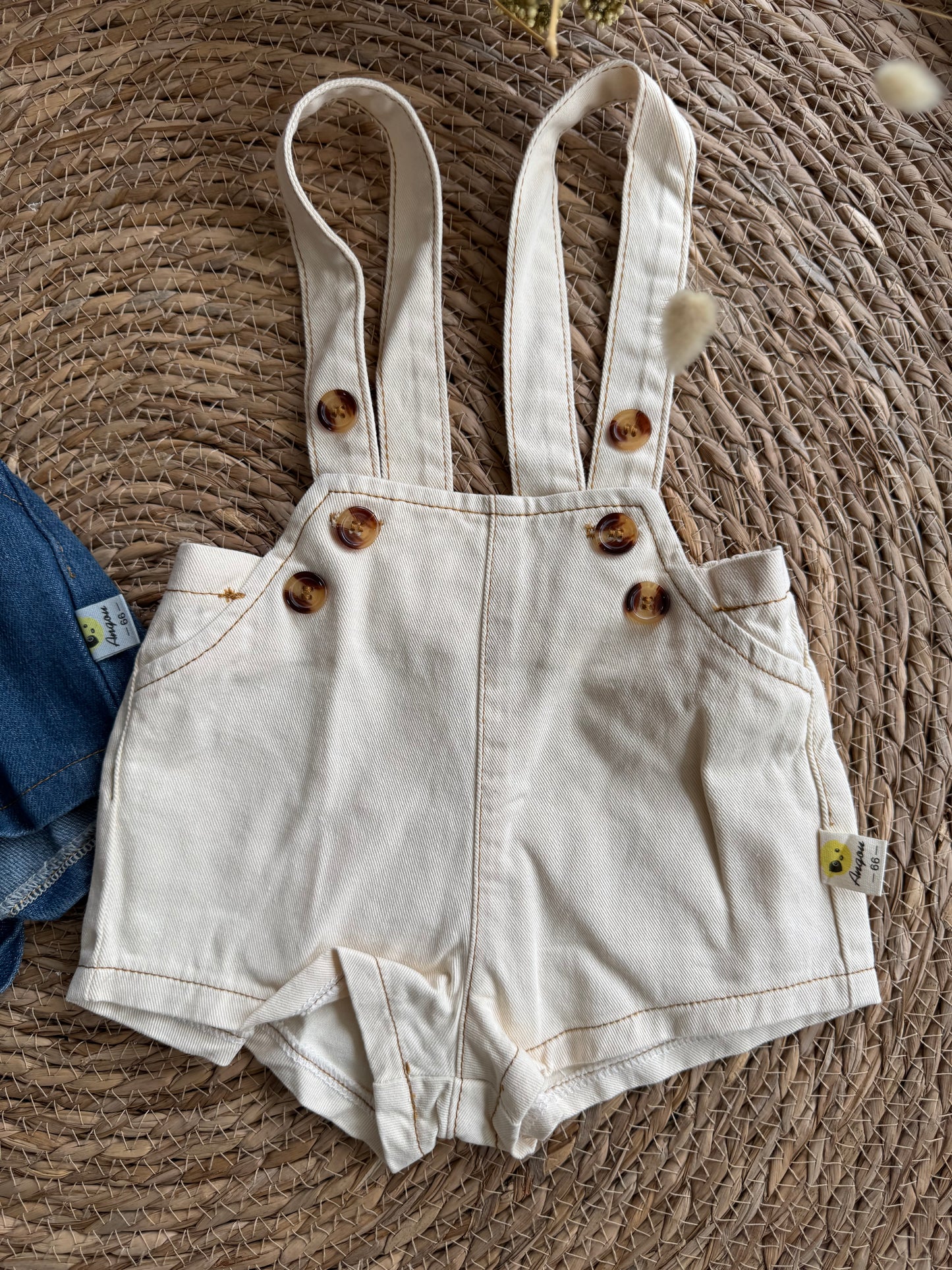 Denim Short Dungaree