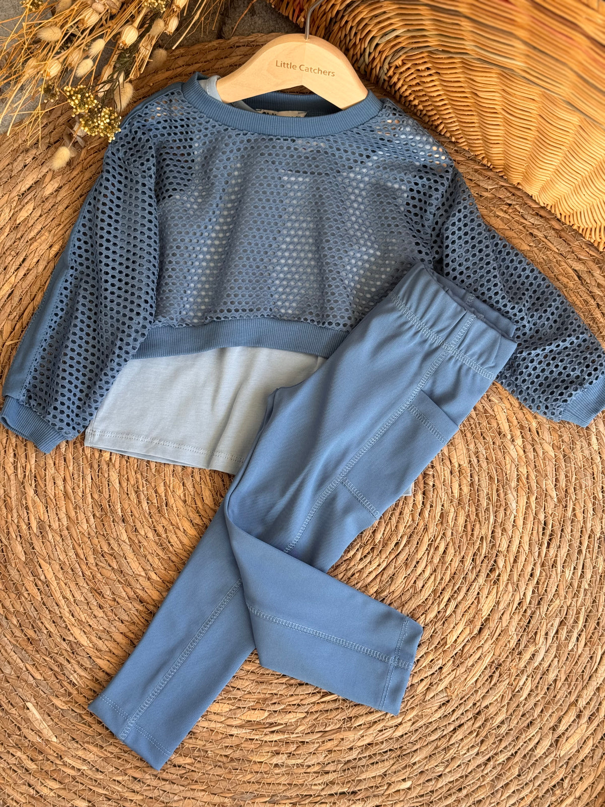 Blue Activewear Set of 3pcs