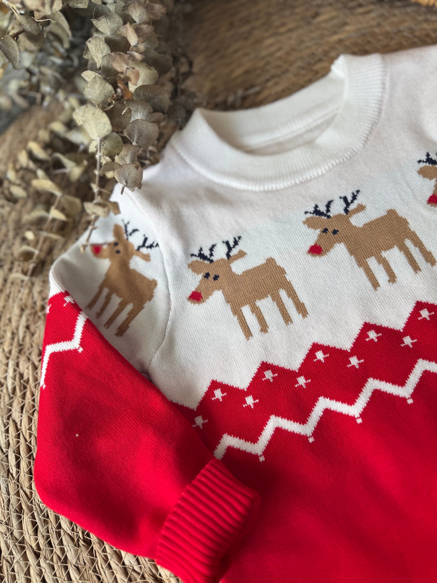 Rudolph Knit Sweater – Festive Reindeer Edition