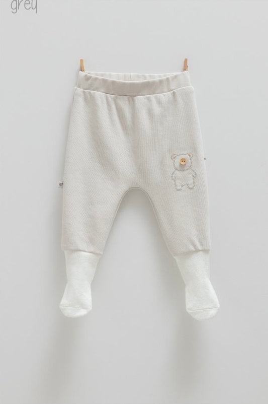 Cotton Pants-Grey