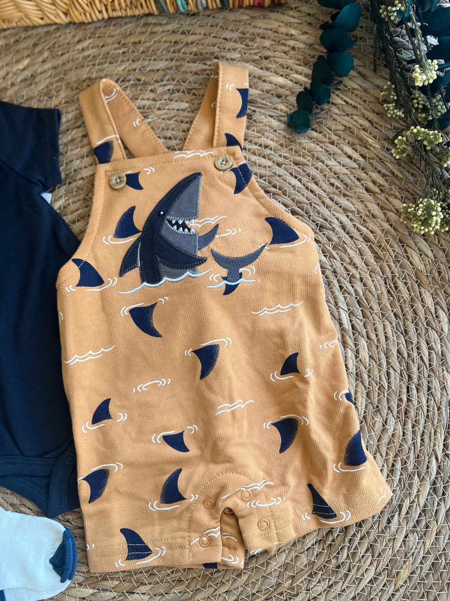 Shark Jumpsuit set of 3 pcs