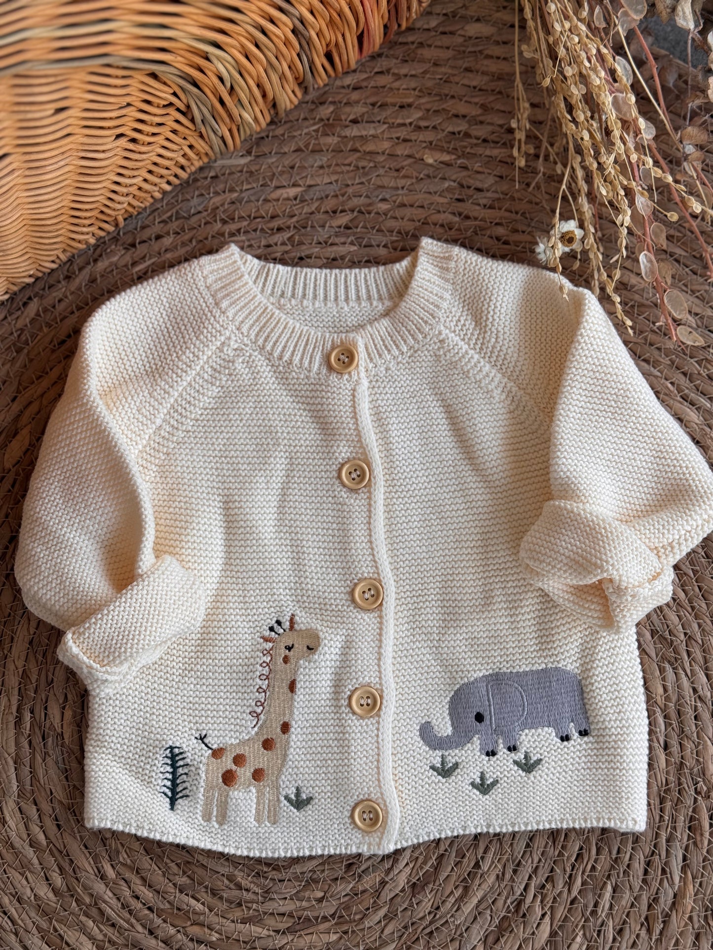 Safari Friends Knit Cardigan