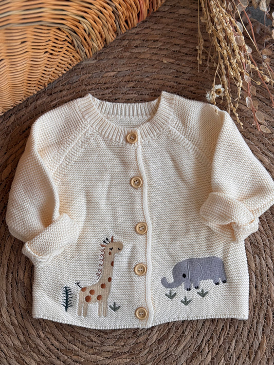 Safari Friends Knit Cardigan