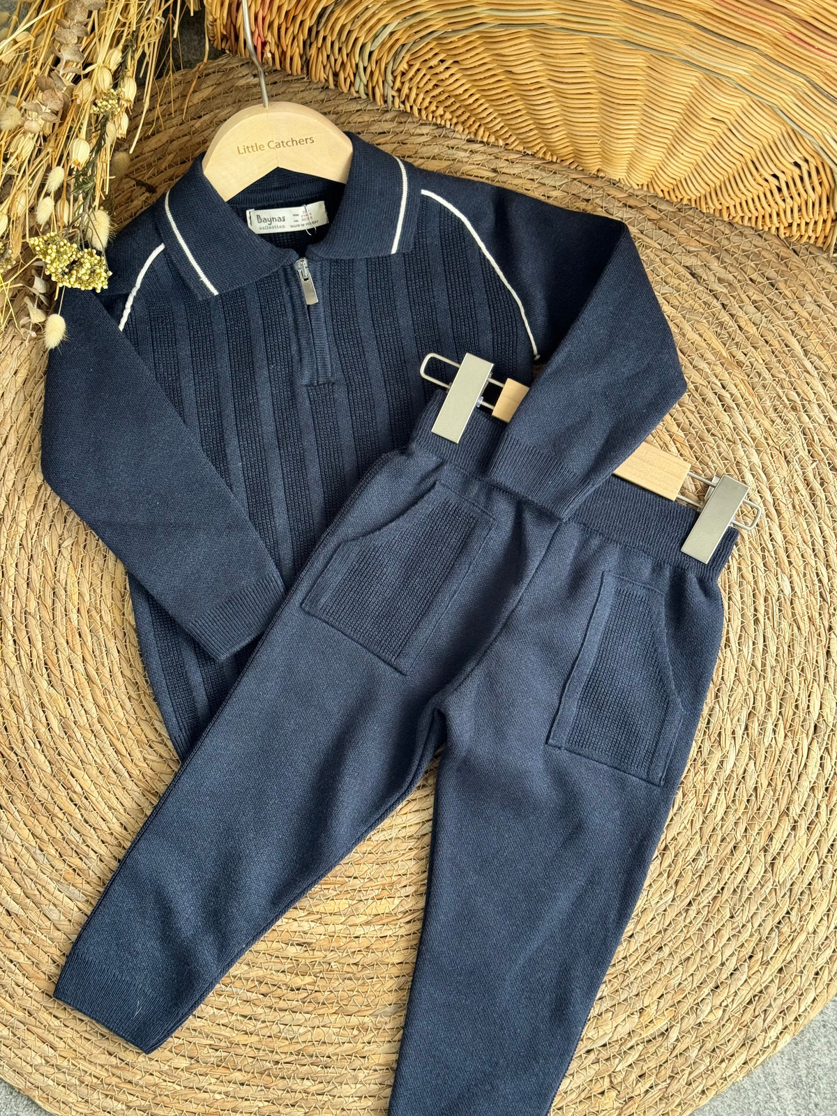 Knit Polo Set