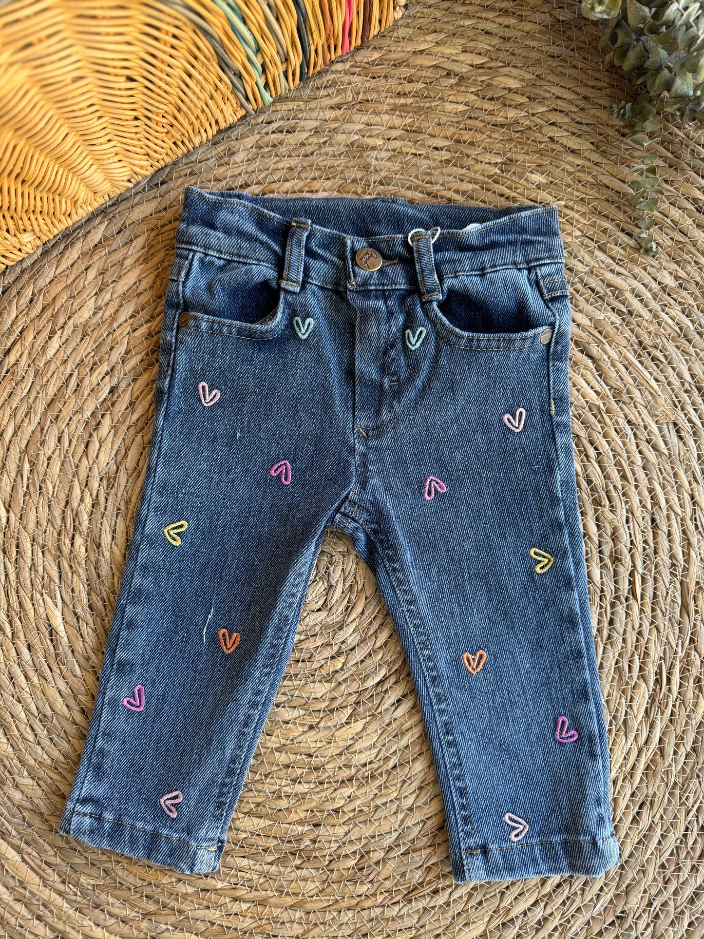 Skinny Heart Denim Pant