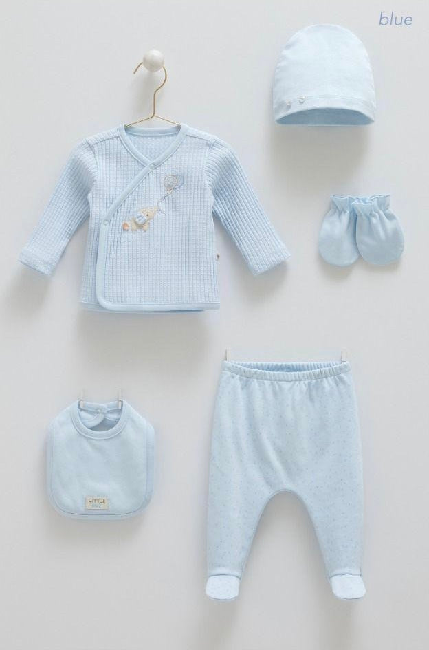 Elephant Dreams Hospital Set Of 5pcs-Blue