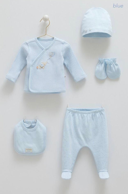 Elephant Dreams Hospital Set Of 5pcs-Blue