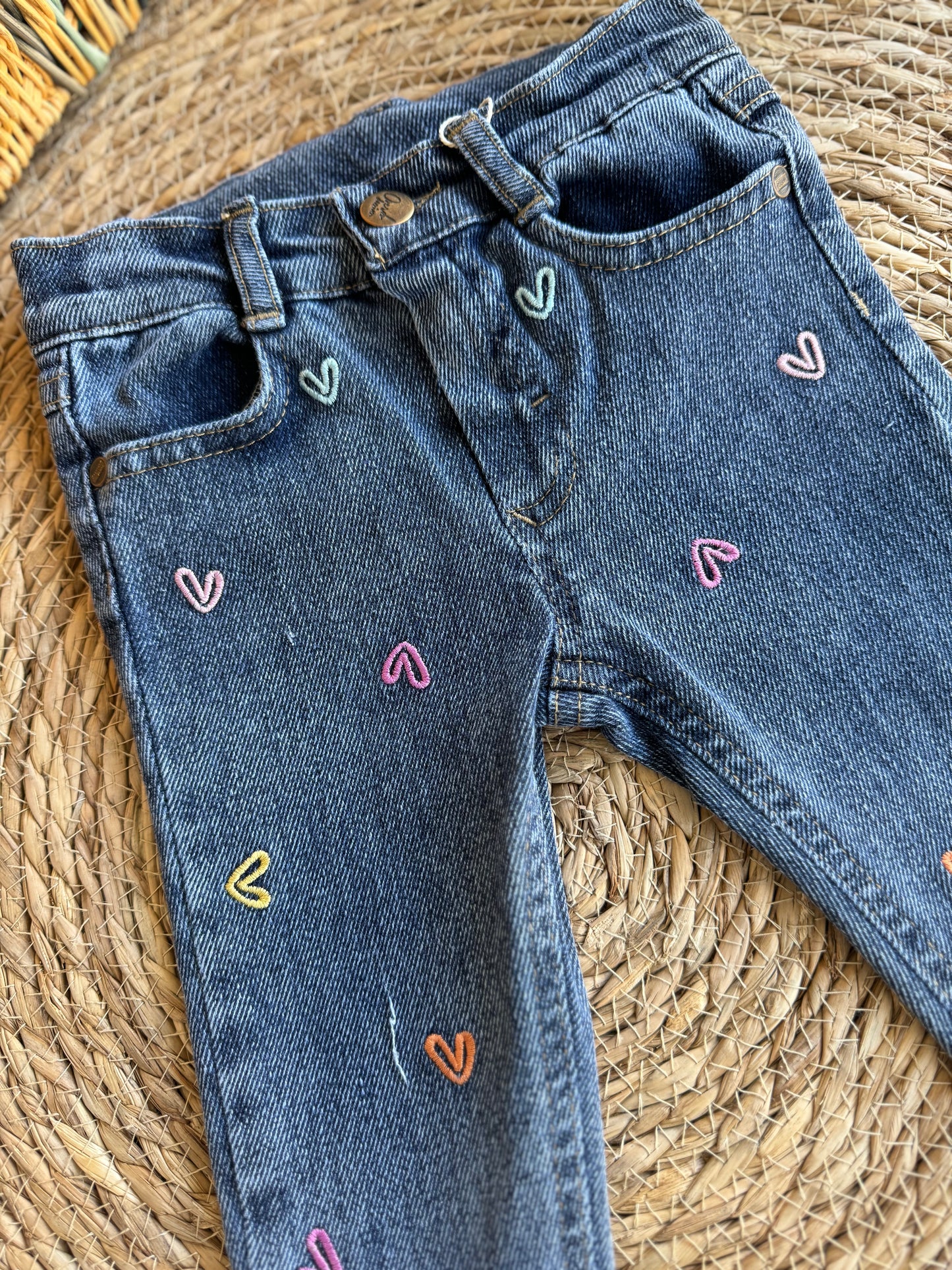 Skinny Heart Denim Pant