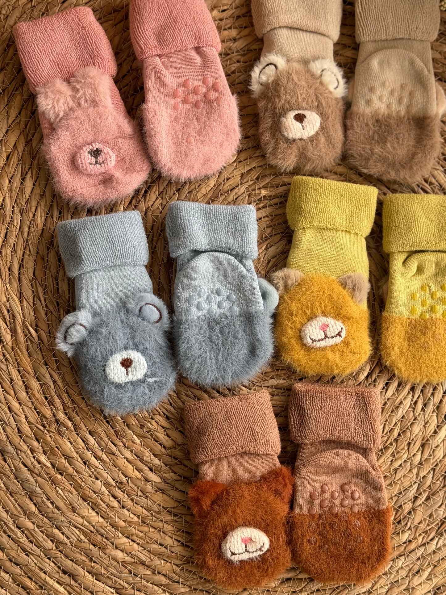 Baby Bear Plush Socks