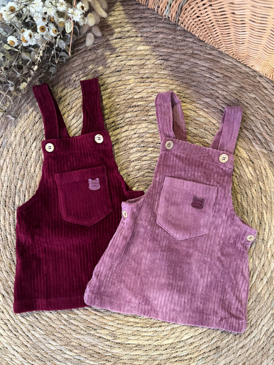 Corduroy Pinafore Dress 🌸