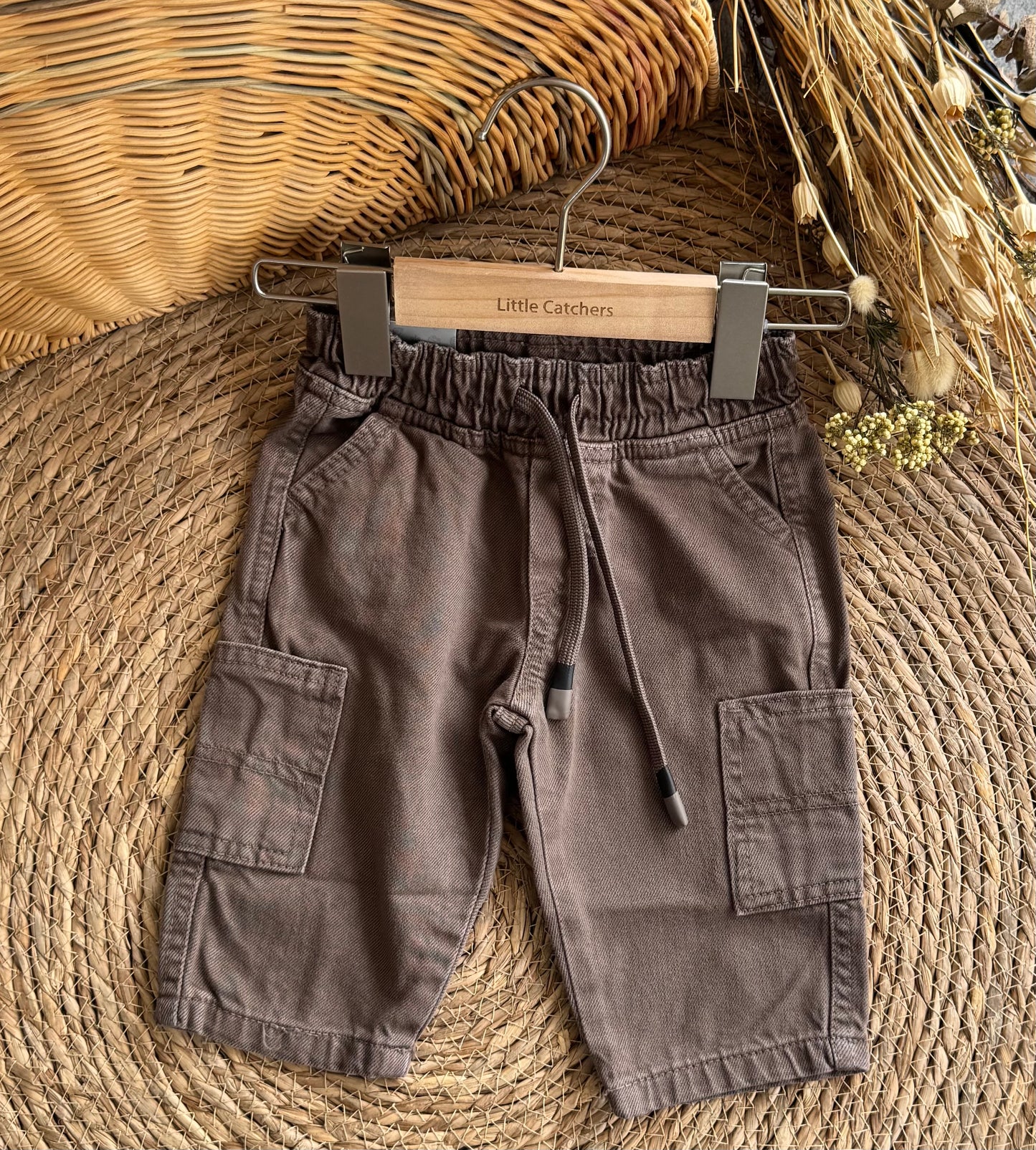 Cargo Pants-Brown