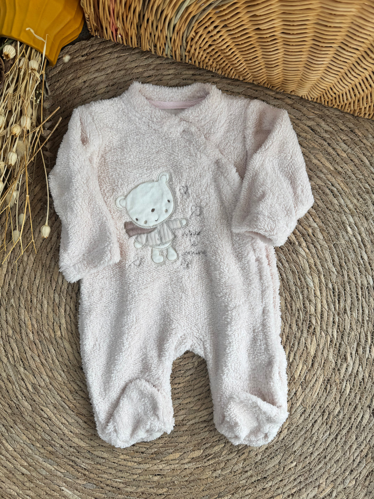Teddy’s Dream Velvet Overall