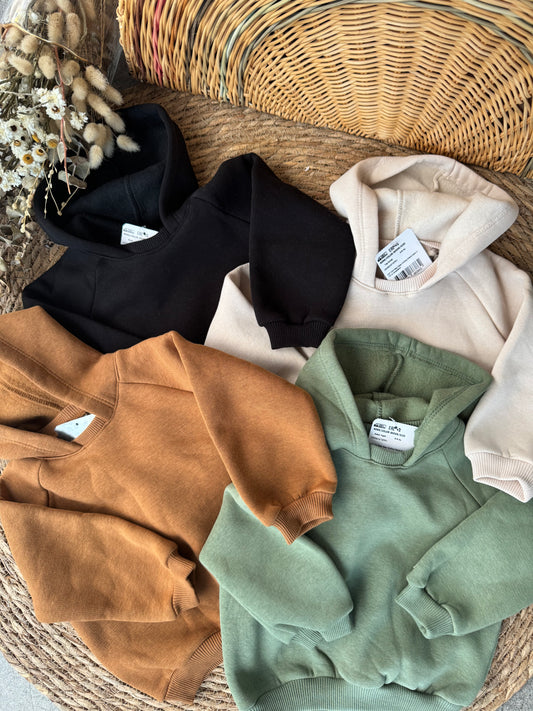 Fleeced hoodies