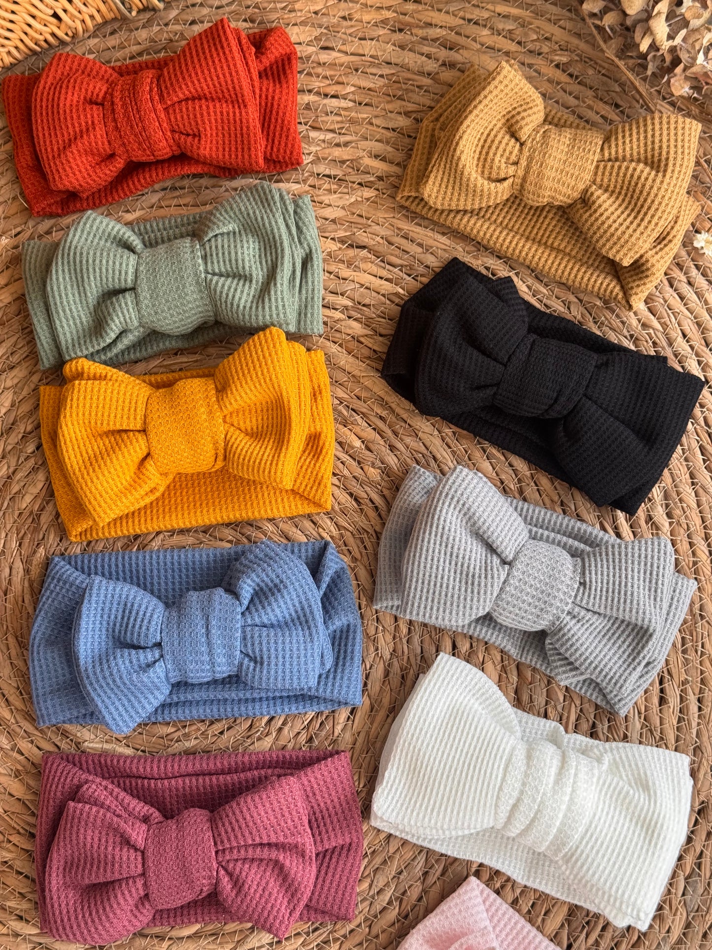 Colorful Ribbed Headbands