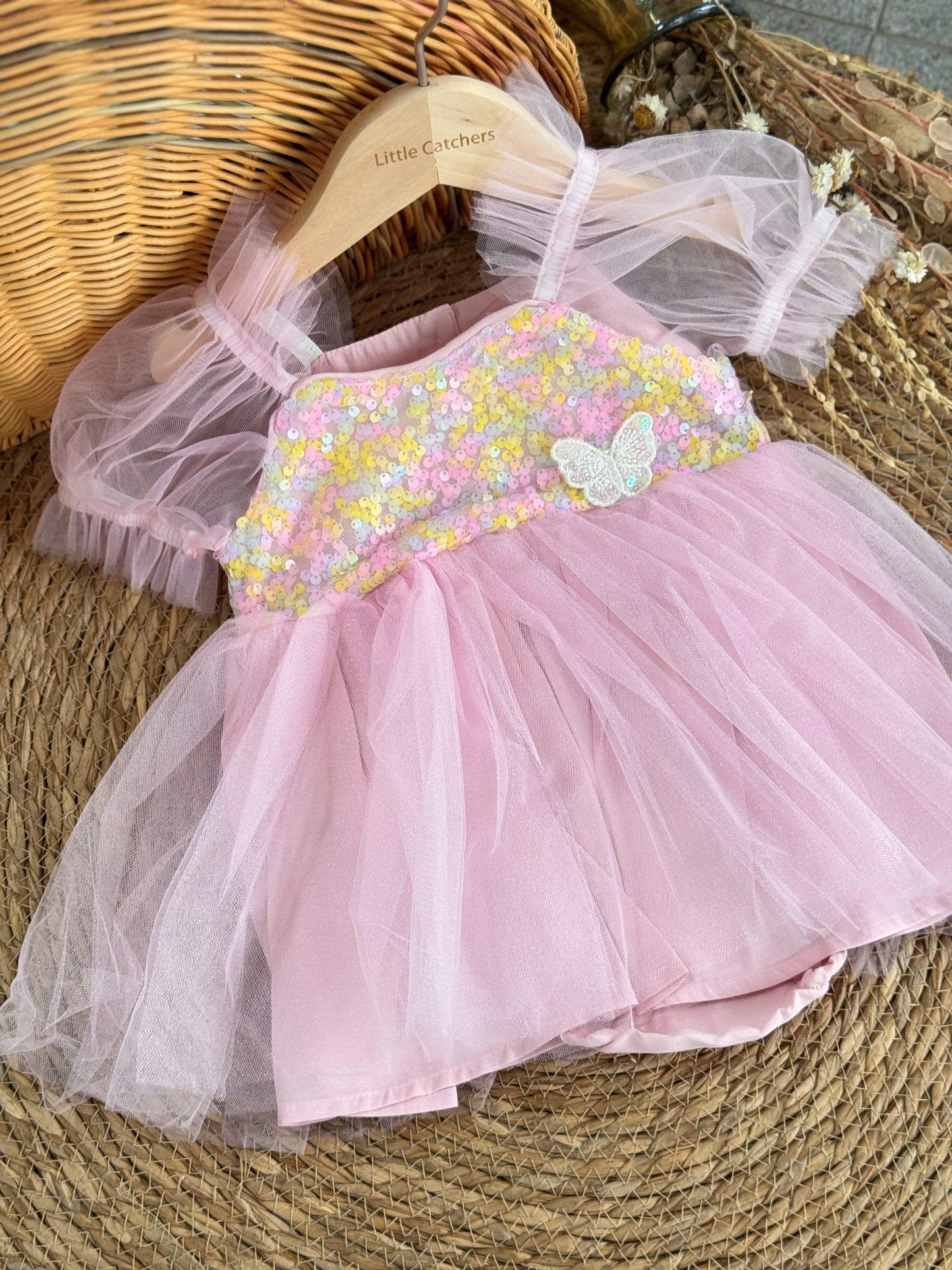 Sequin Tulle Party Dress