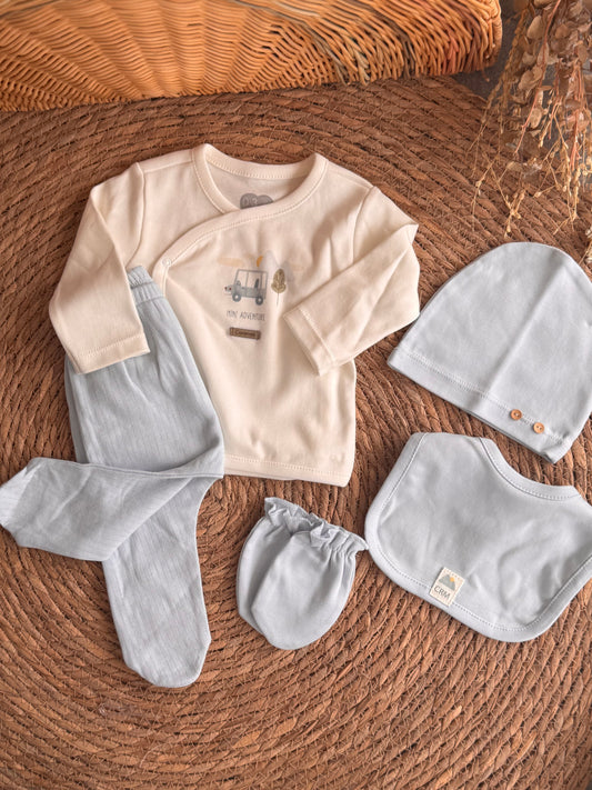Mini Adventure Organic Set 🚙🩵