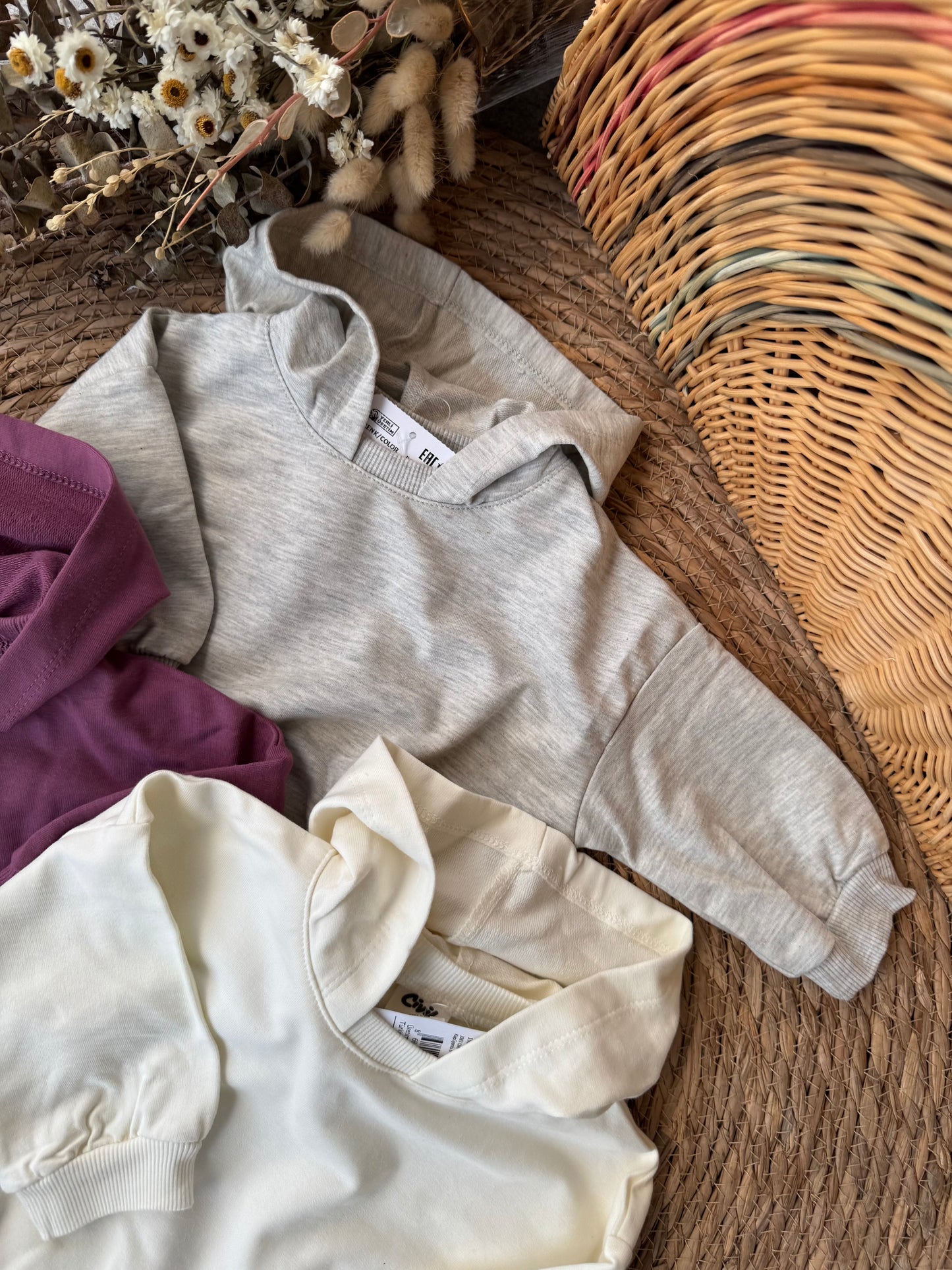 Soft Cotton Hoodie 🤍