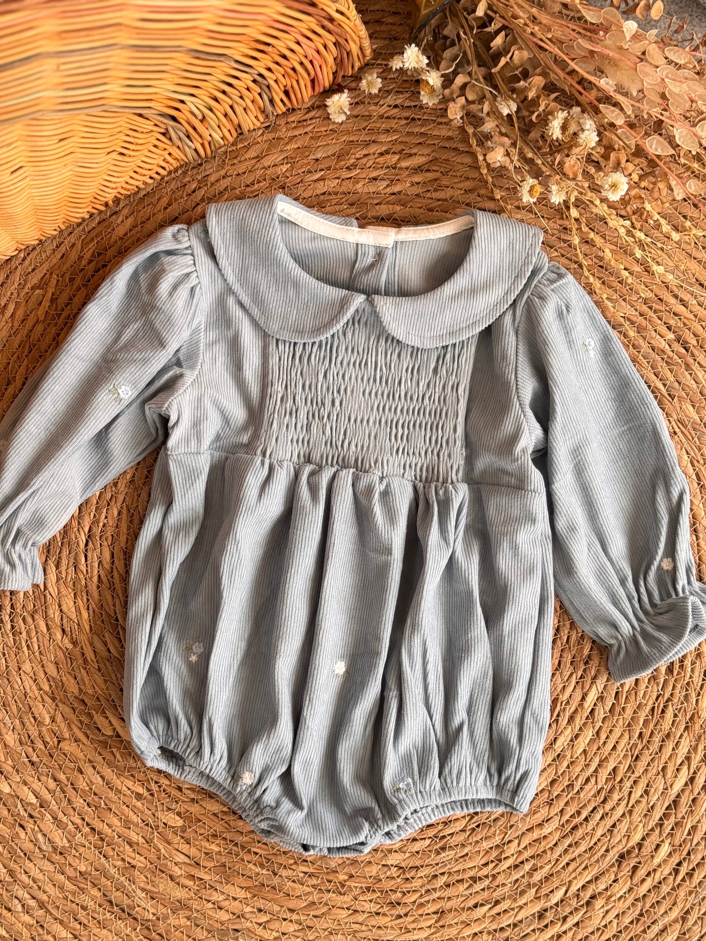Vintage Cloud Smoked Romper