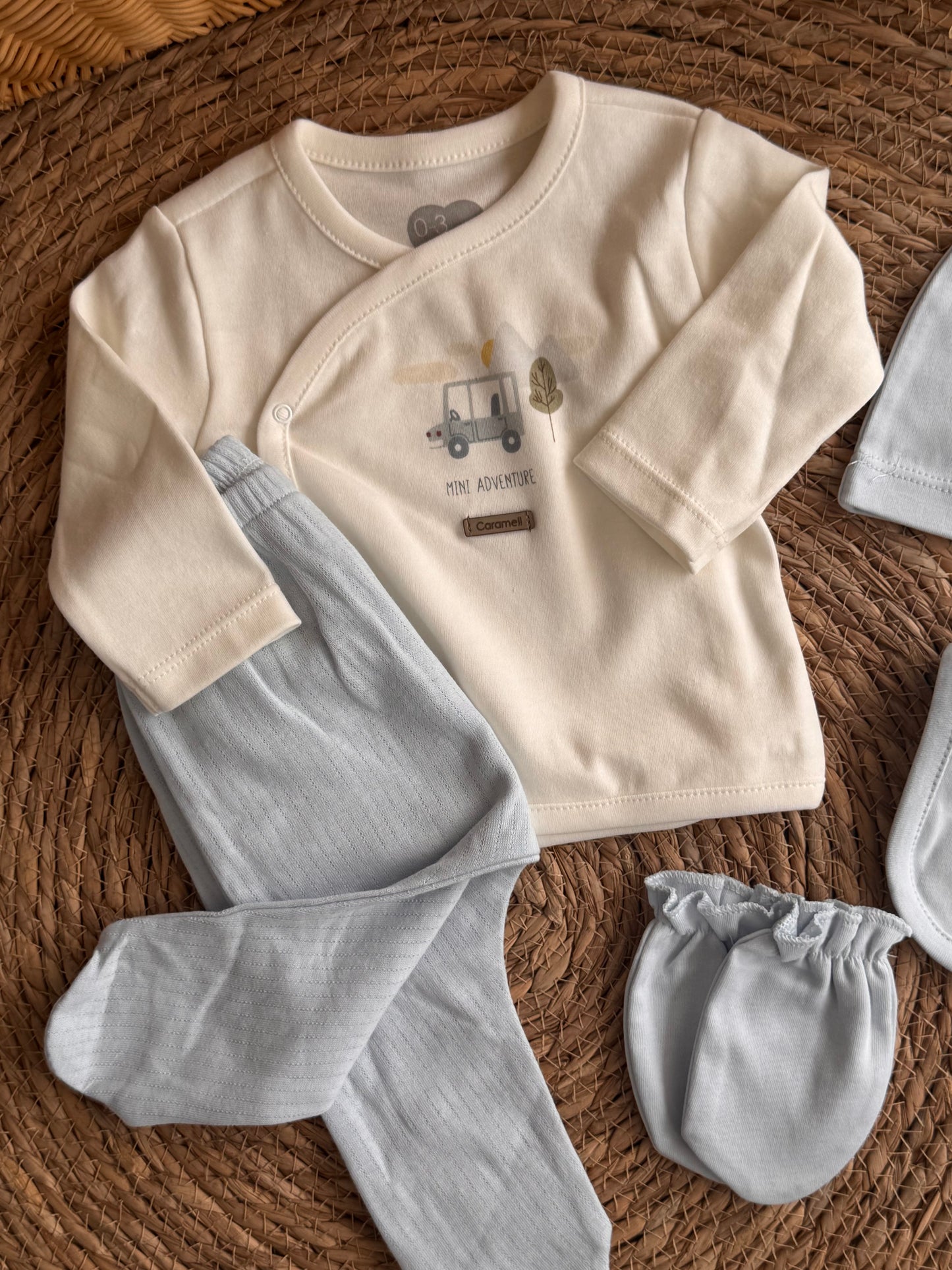 Mini Adventure Organic Set 🚙🩵