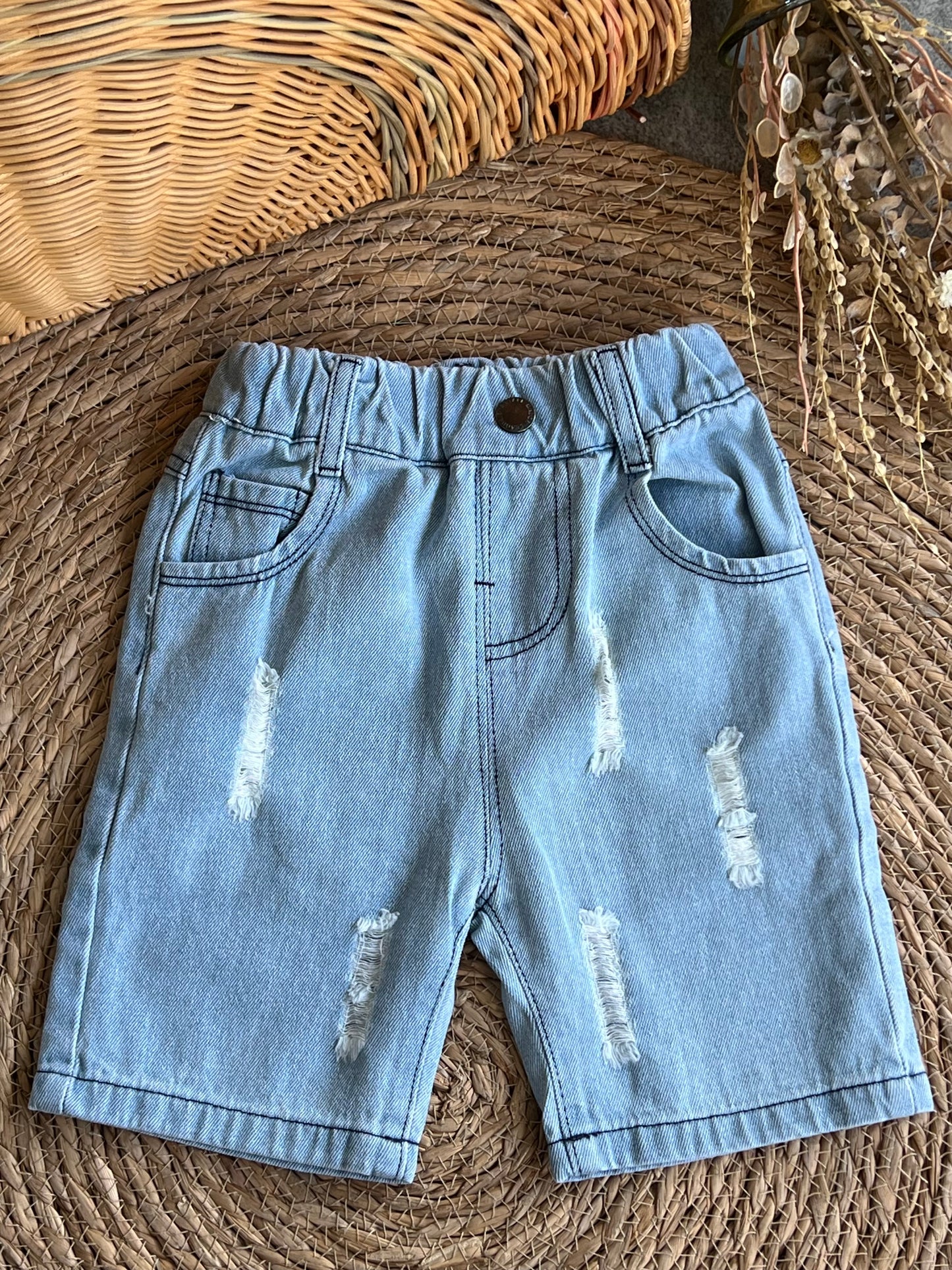 Light Denim Short