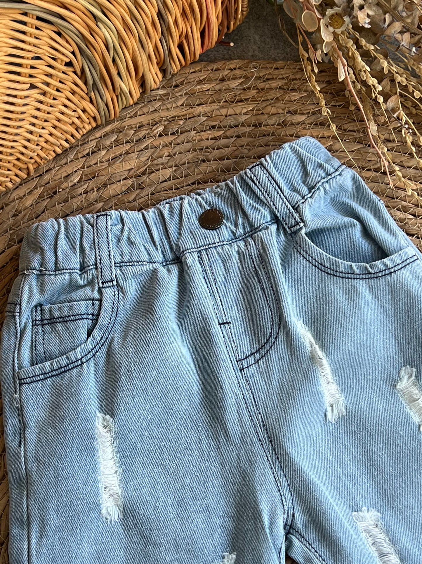 Light Denim Short