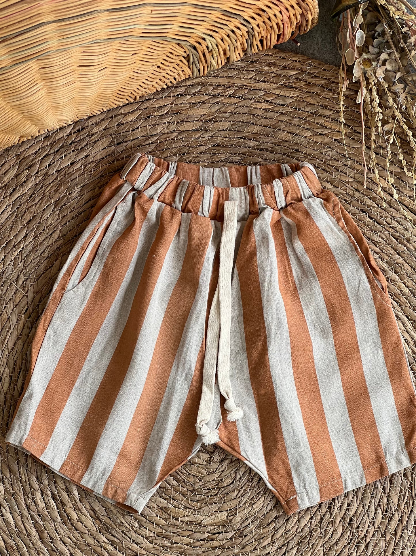 Seaside Stripe Line Short