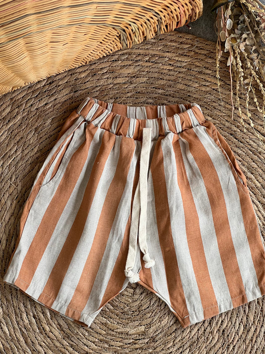 Seaside Stripe Line Short