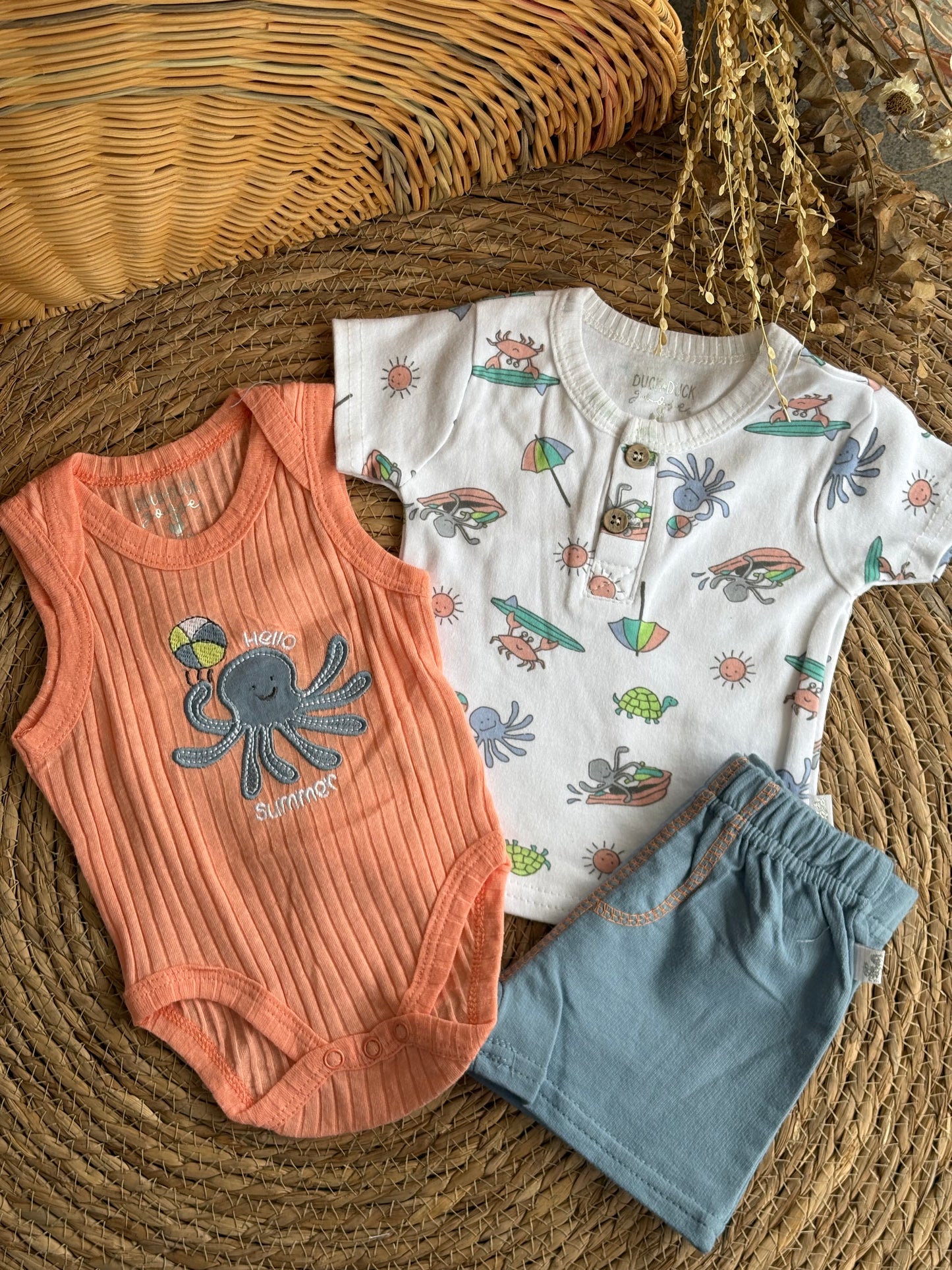 Octopus set of 3pcs