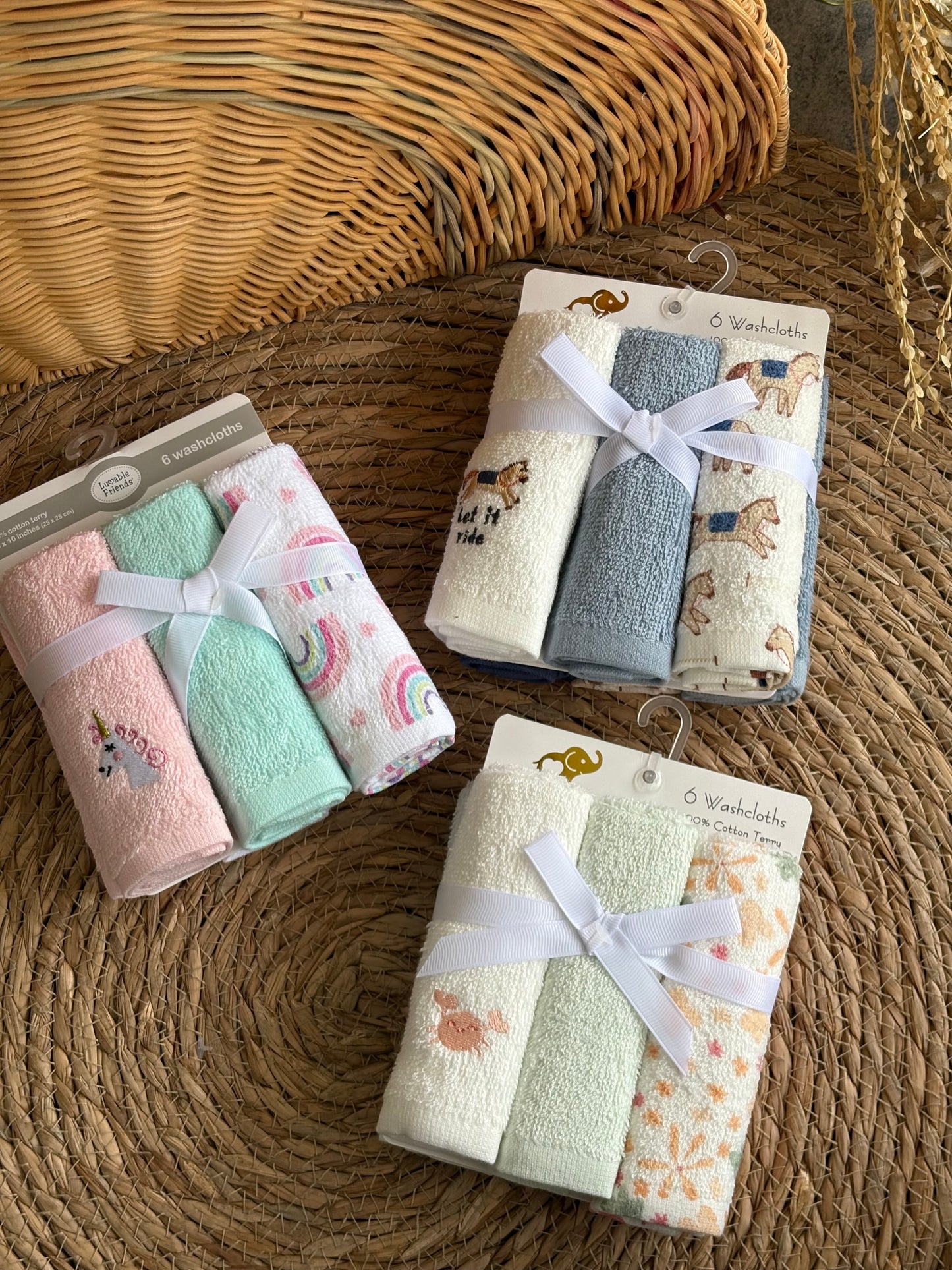 Mini towels of 6