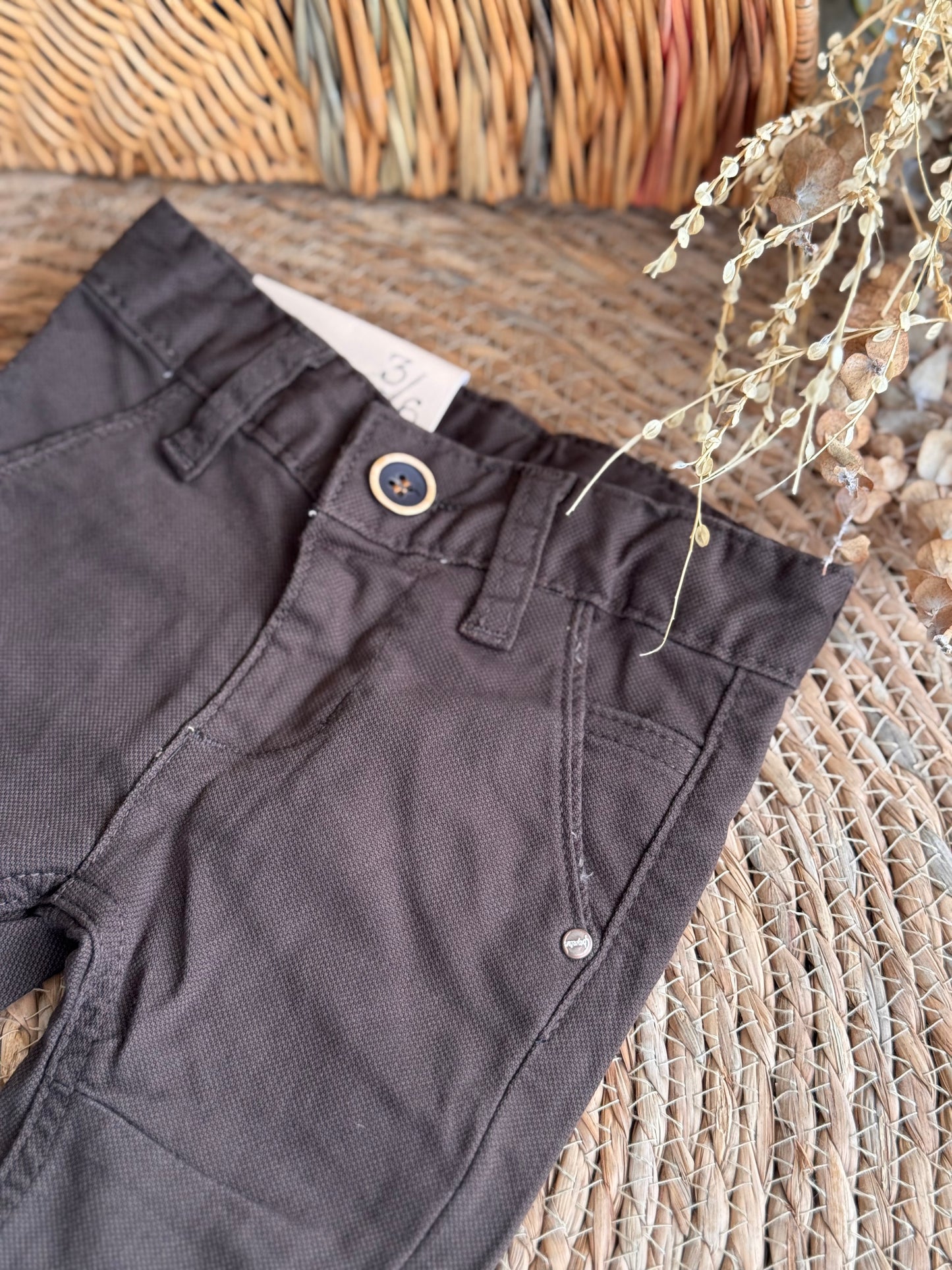 Brown Classic Pants