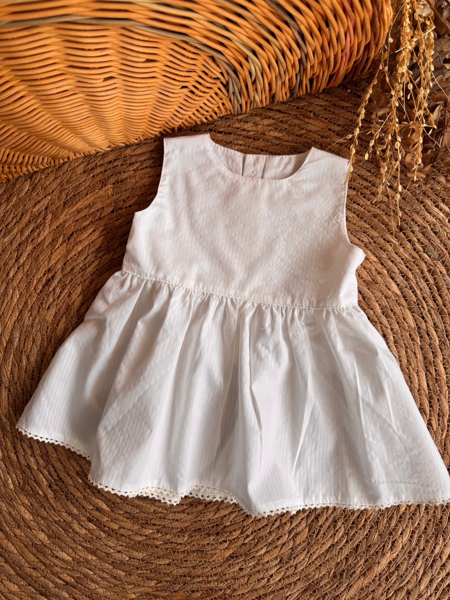 White Basic Dress