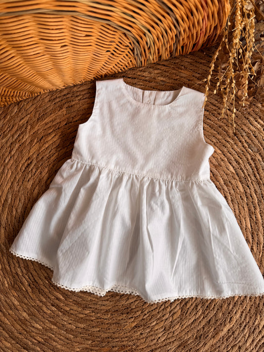 White Basic Dress