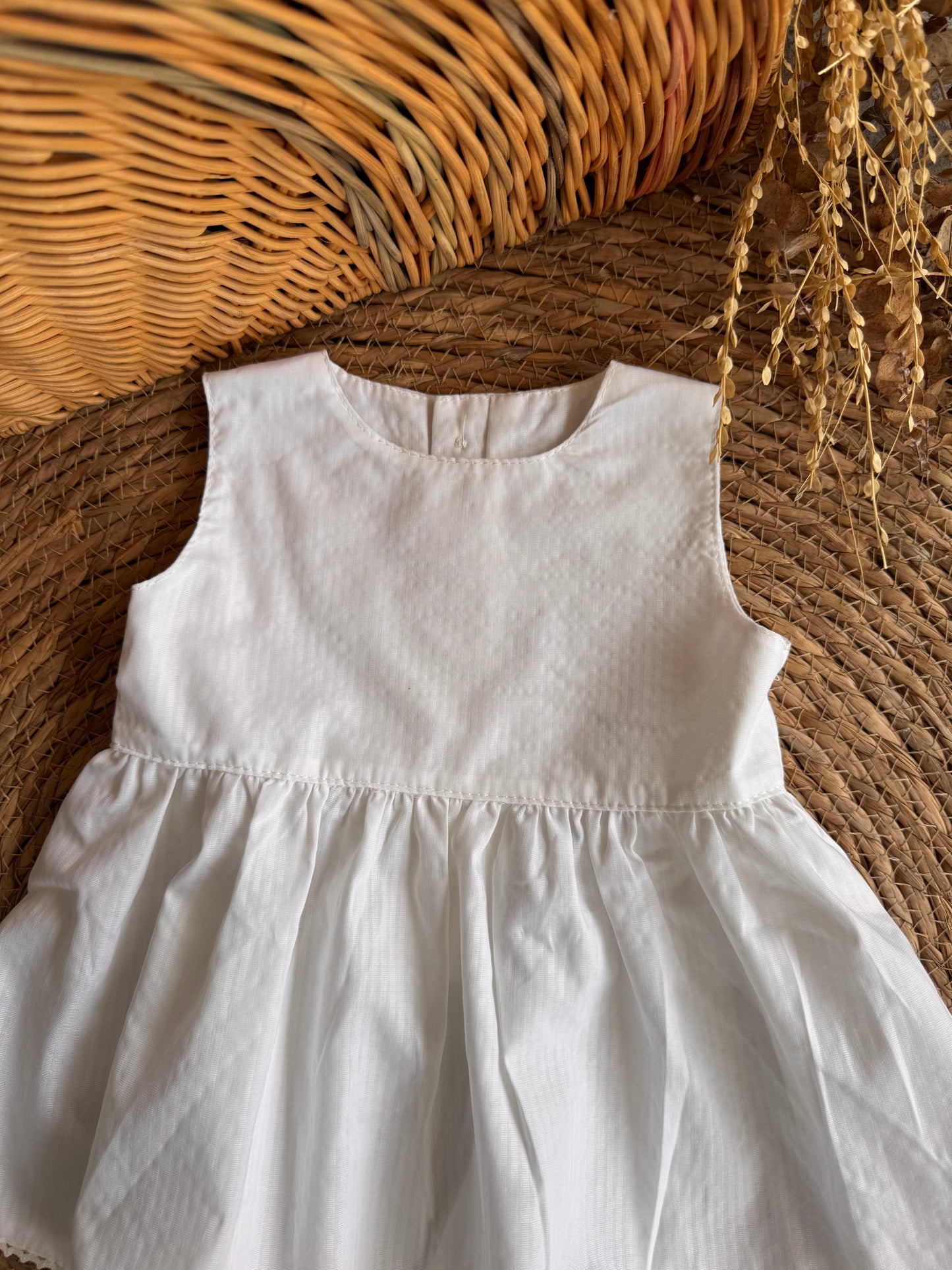 White Basic Dress