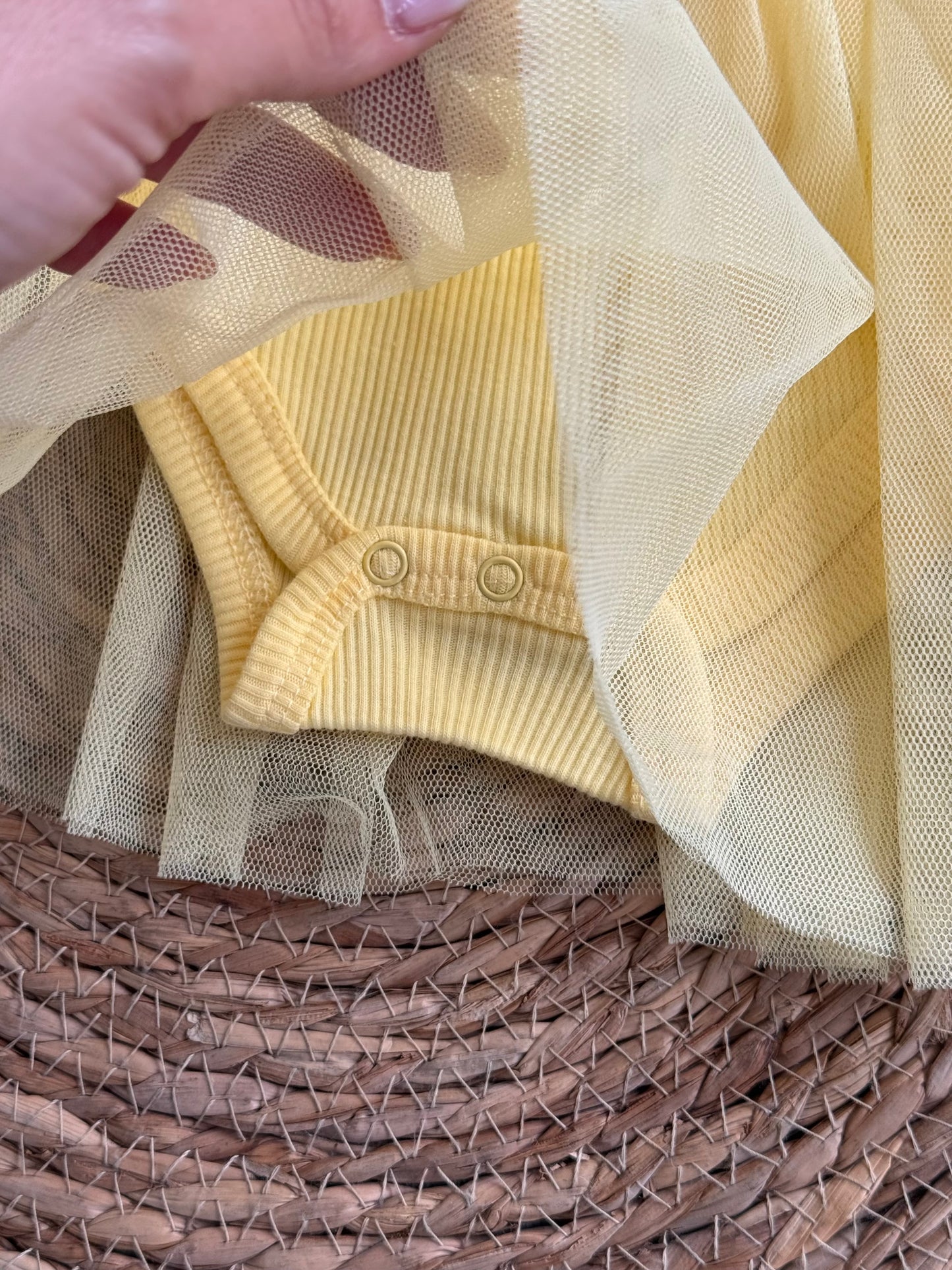 Butterfly Yellow Dress