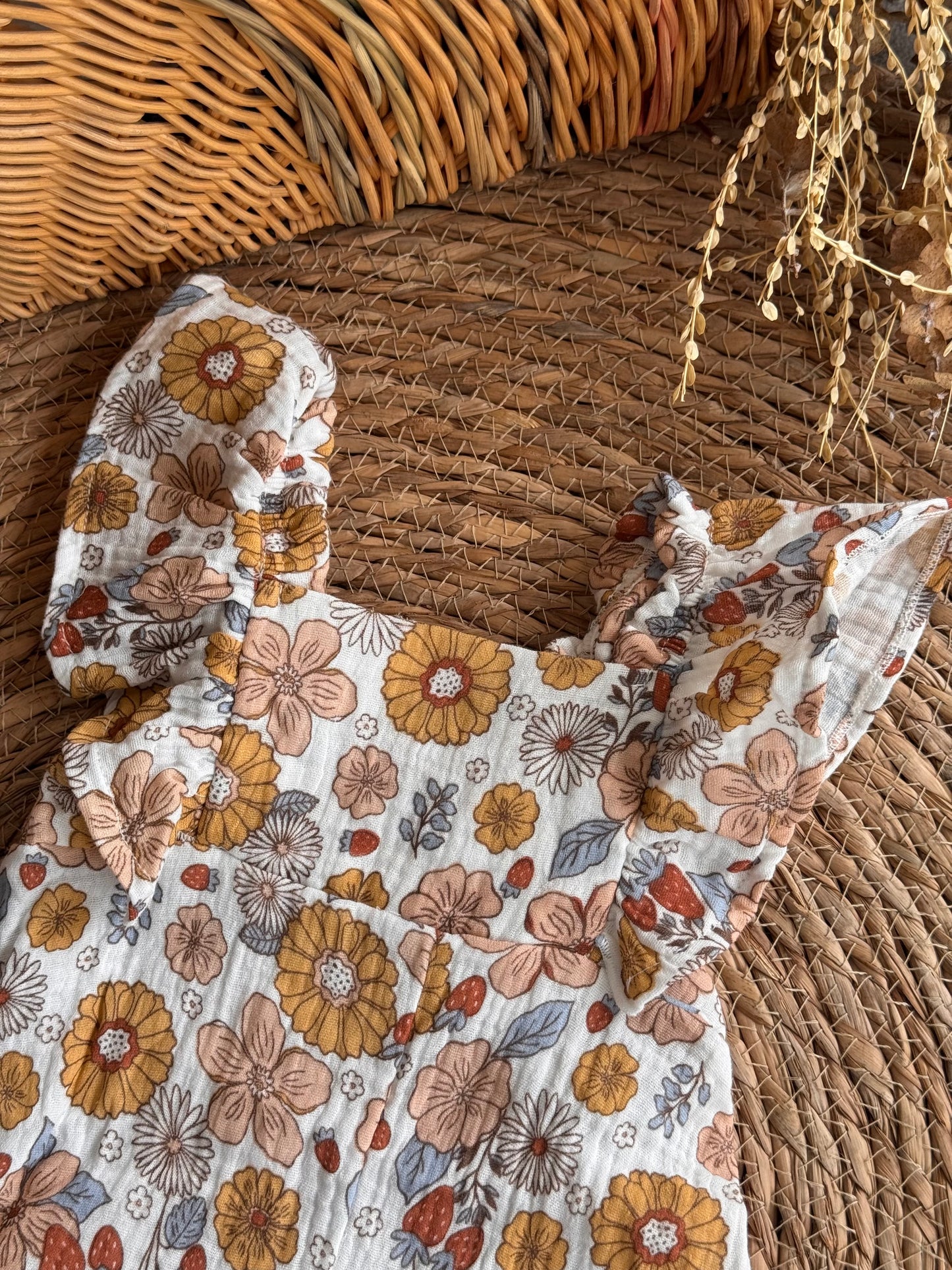 Daisy Bloom Flutter Dress