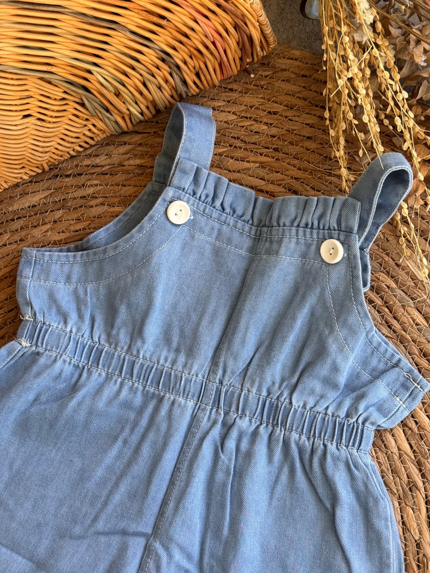 Boho Denim Jumpsuit