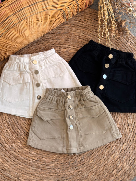 Mini Button Skort ✨