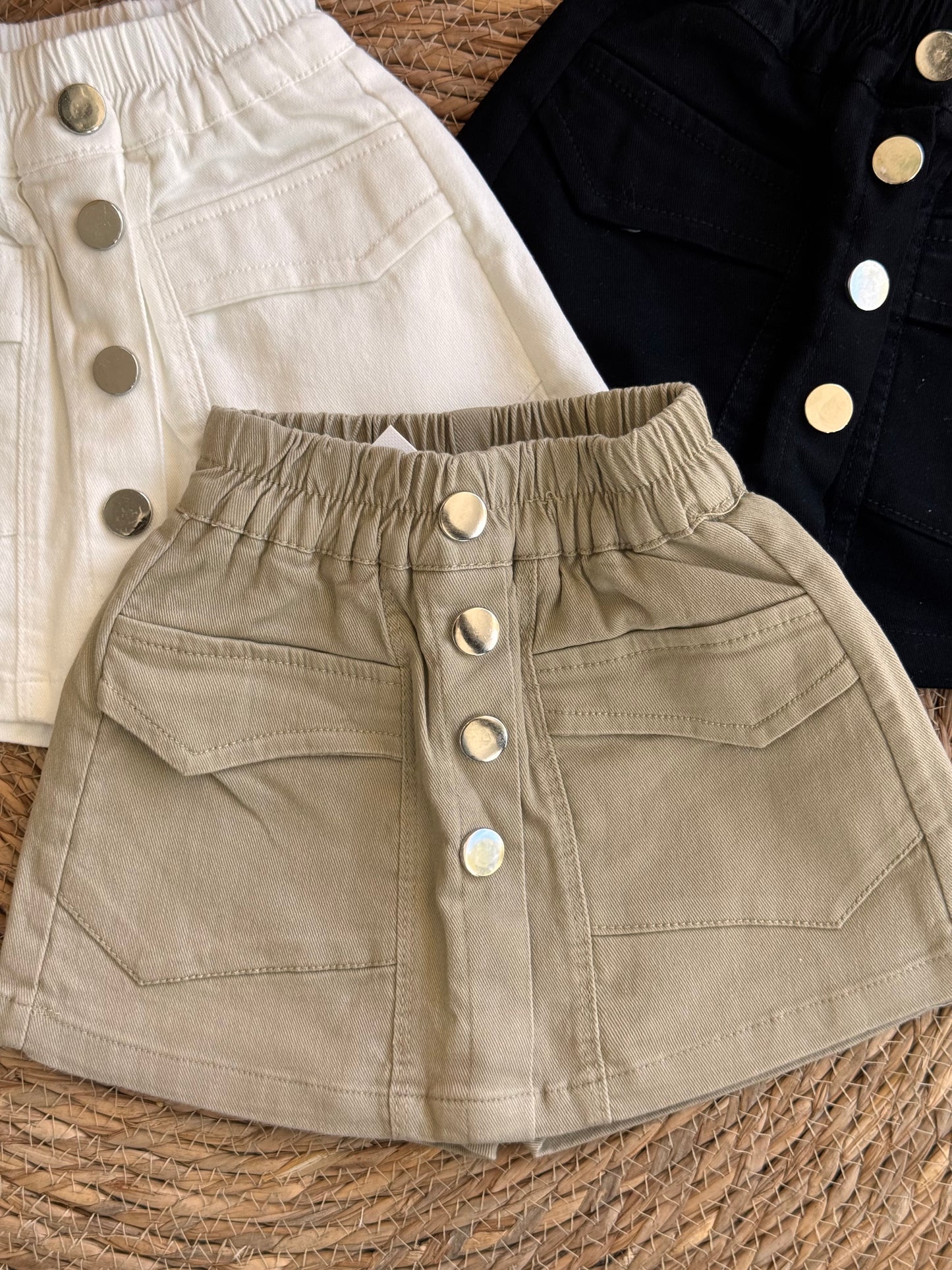 Mini Button Skort ✨