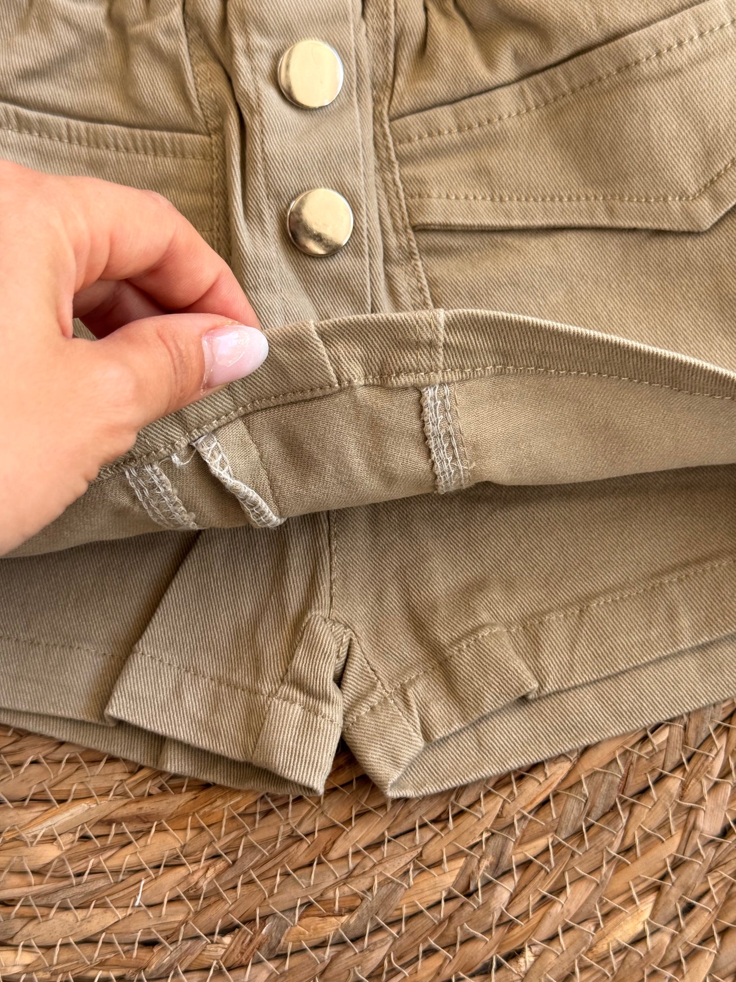 Mini Button Skort ✨