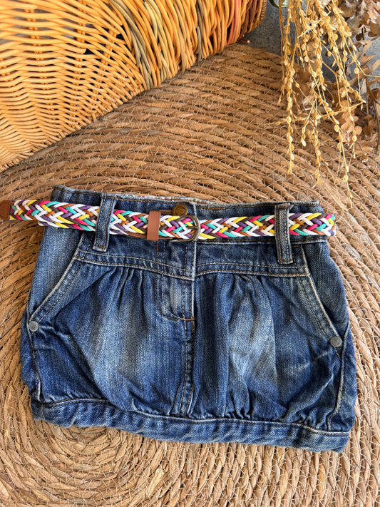 Mini Boho Denim Skirt 💙