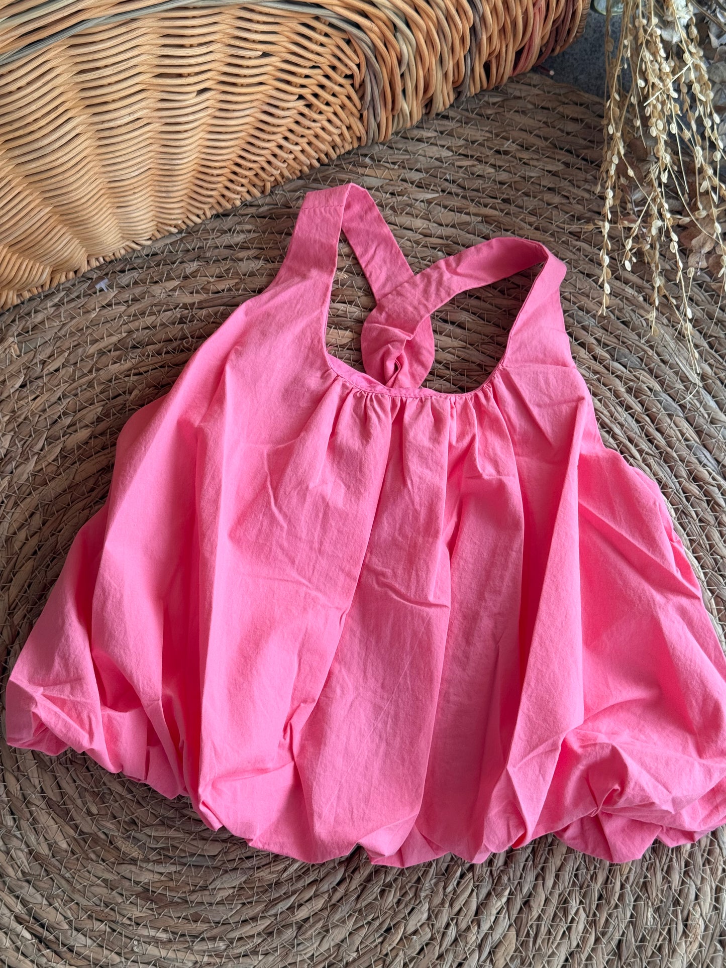 Soft Puff Top - Pink