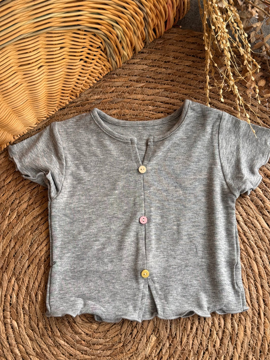 Grey Basic Top