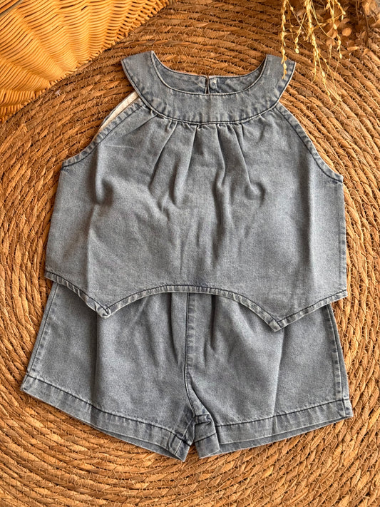 Cloud & Denim Set
