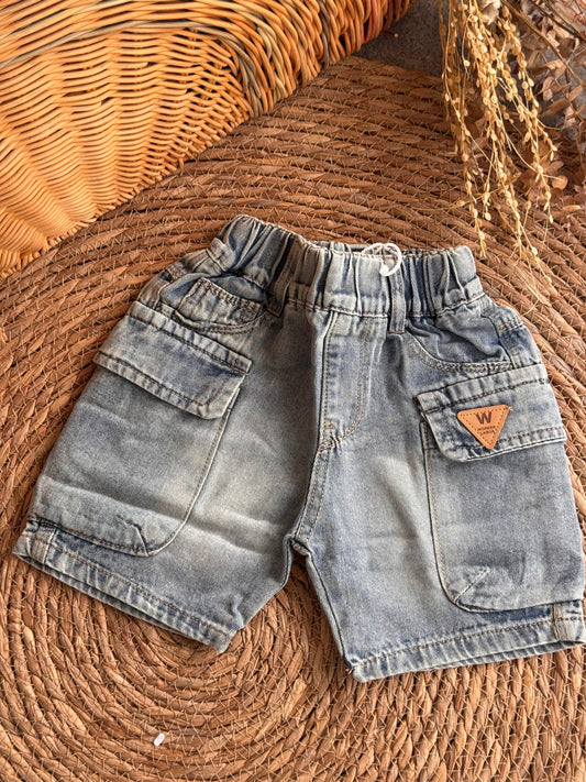 Urban Toddler Denim Cargo Shorts