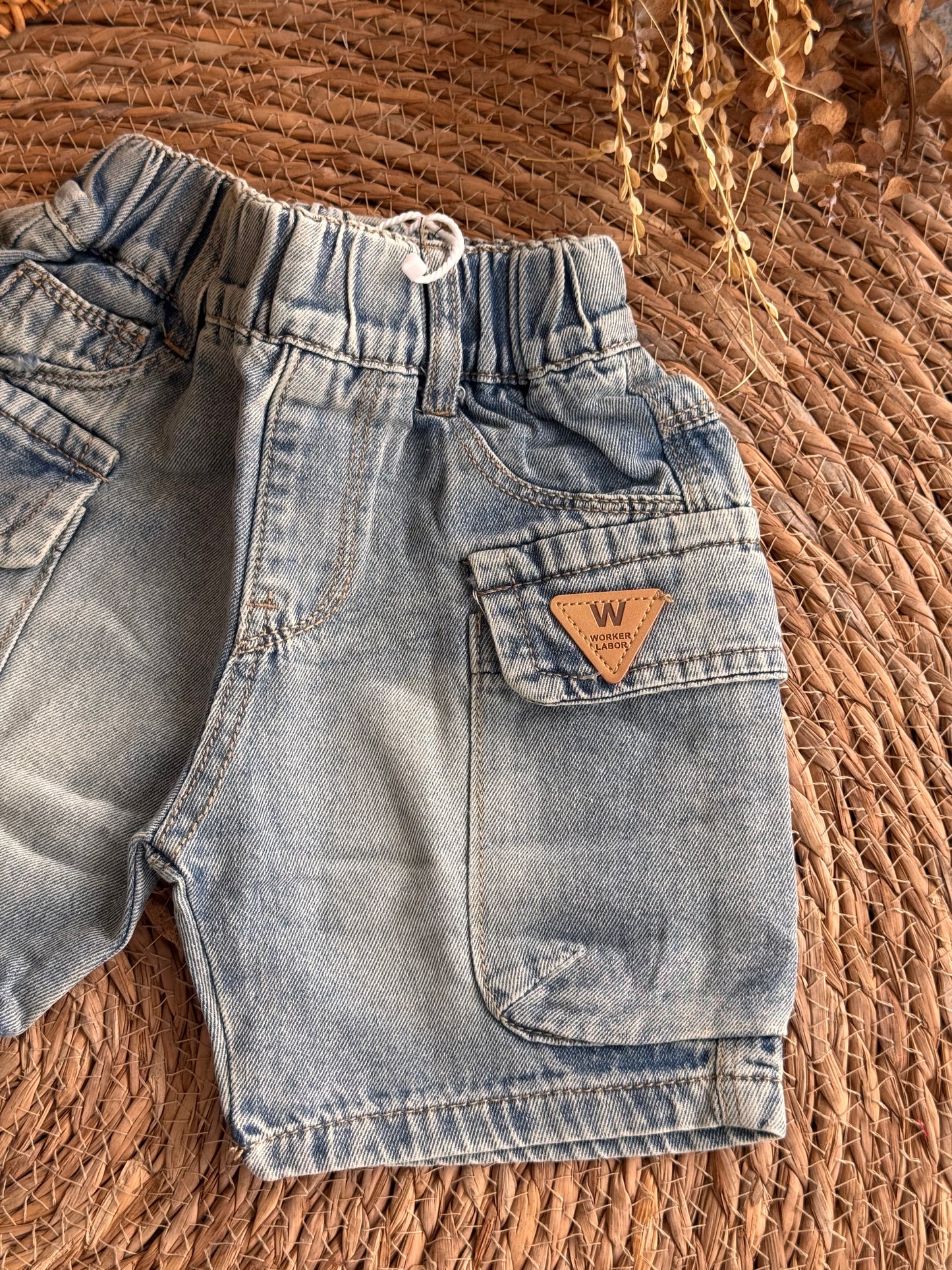 Urban Toddler Denim Cargo Shorts