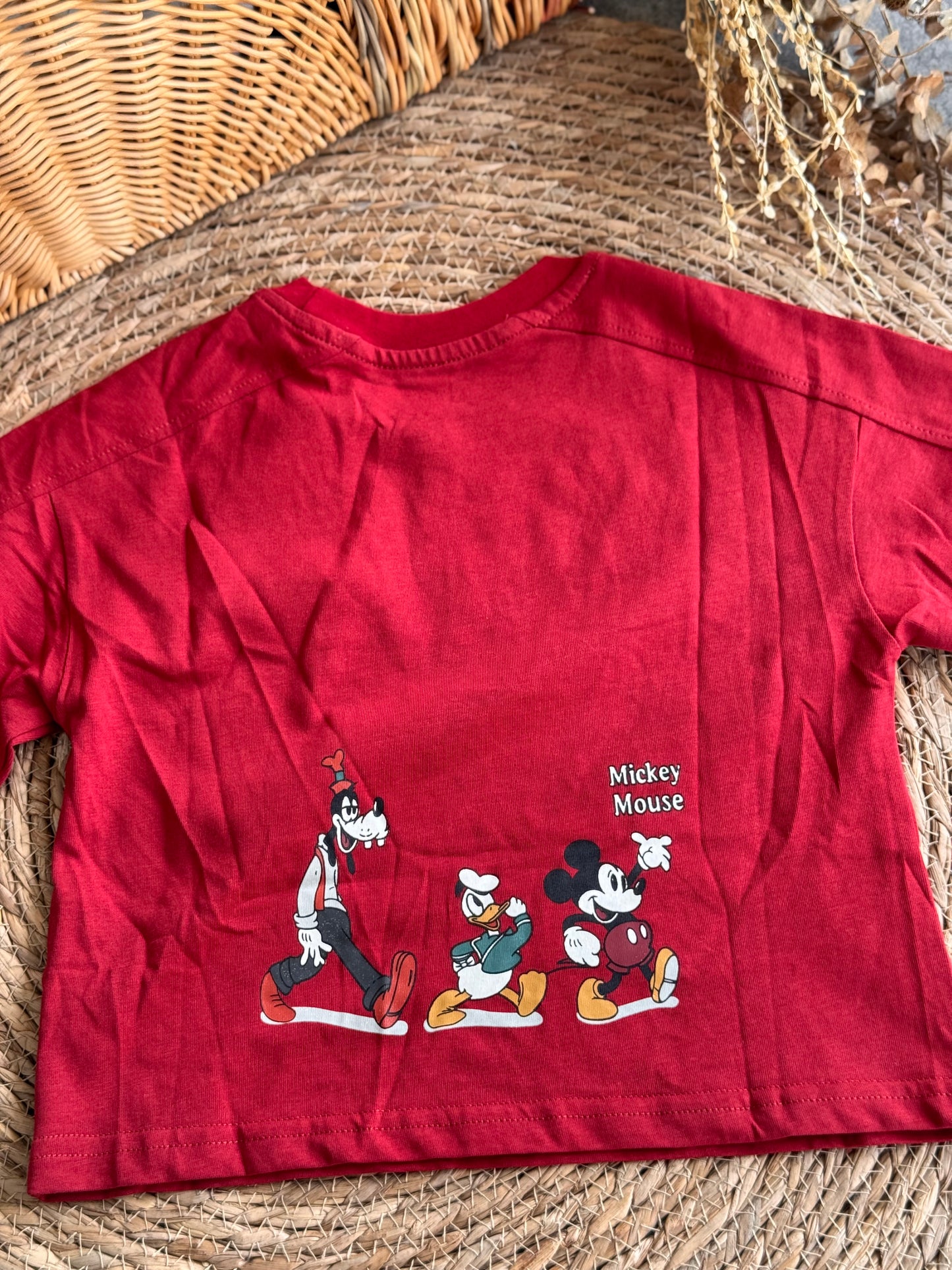 Oversized red Mickey Tee