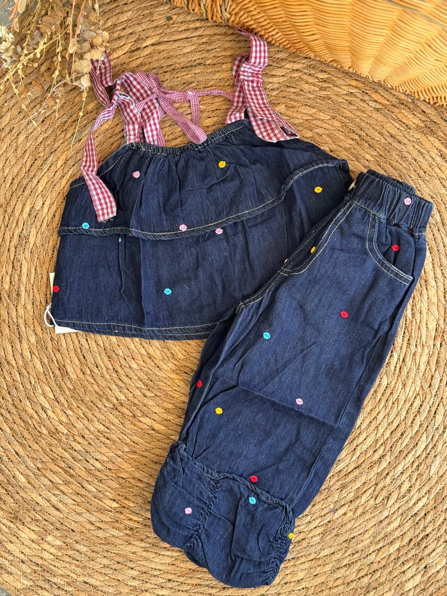 Color Pop Picnic Denim Set